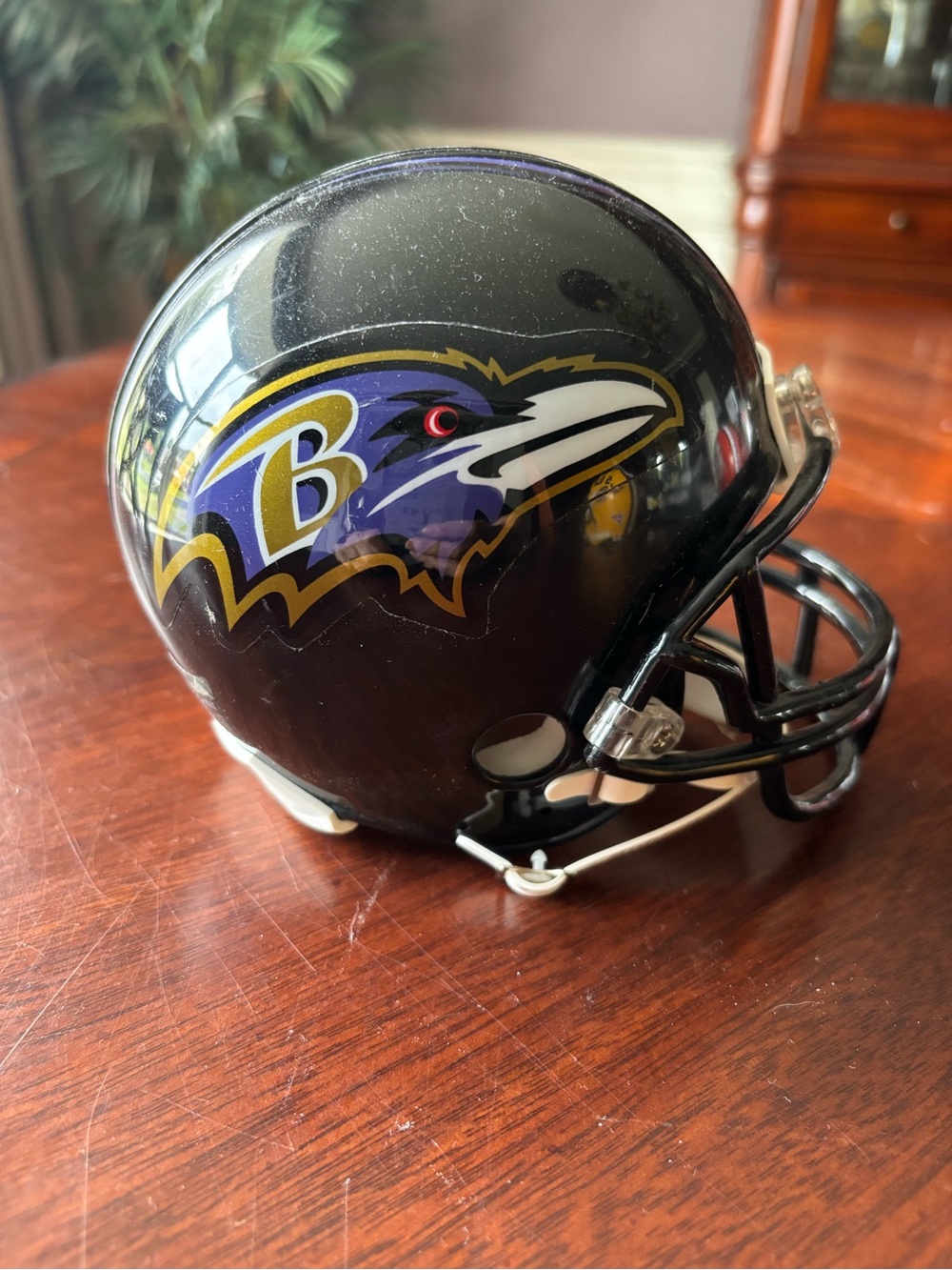 Baltimore Ravens Black Mini Helmet - Official Team Logo